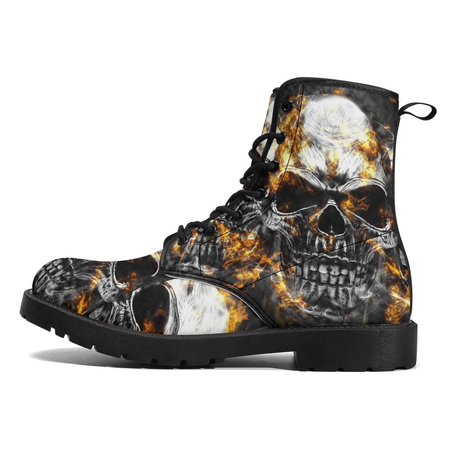 Skull boots, sugar skull boots, candy skull Halloween boots