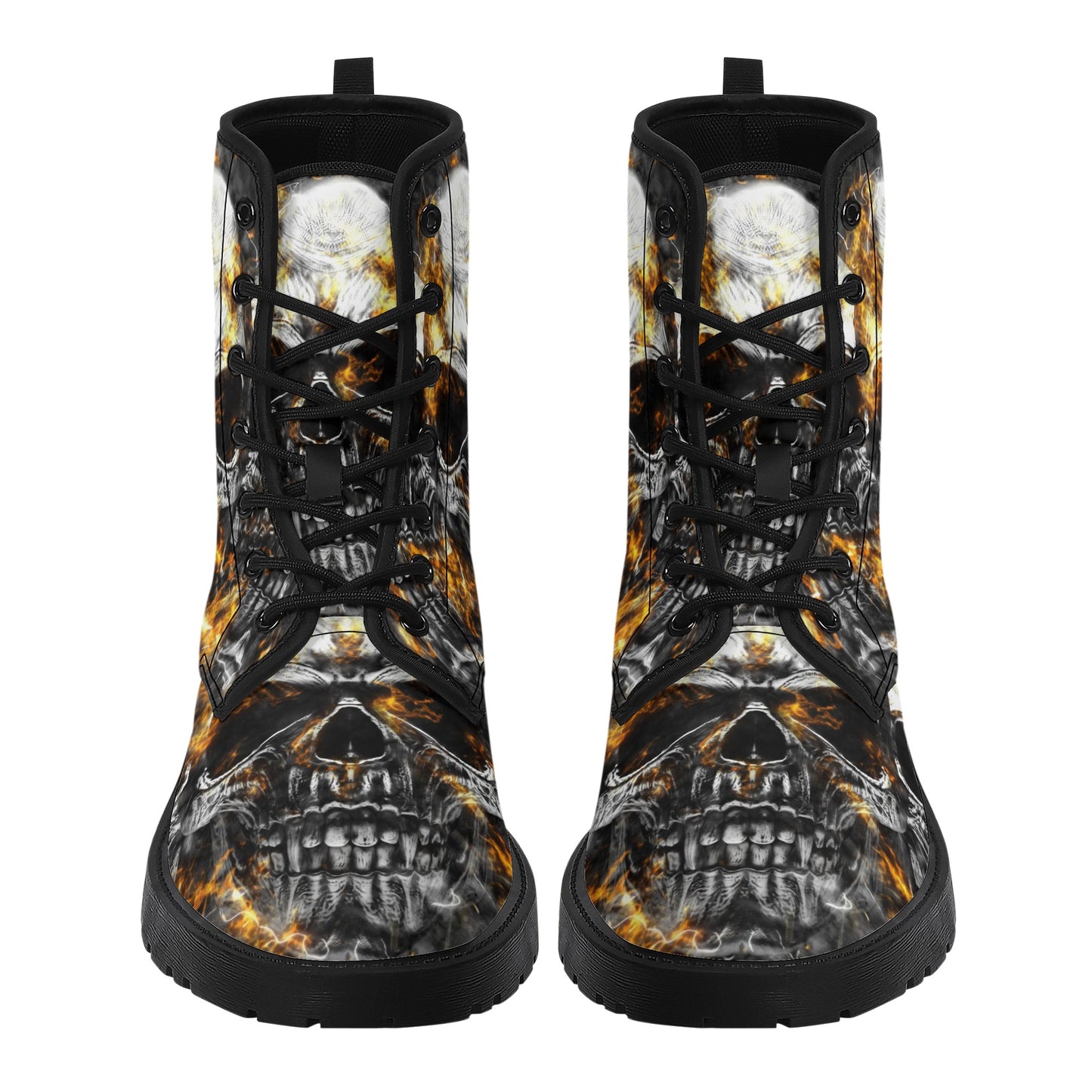 Skull boots, sugar skull boots, candy skull Halloween boots