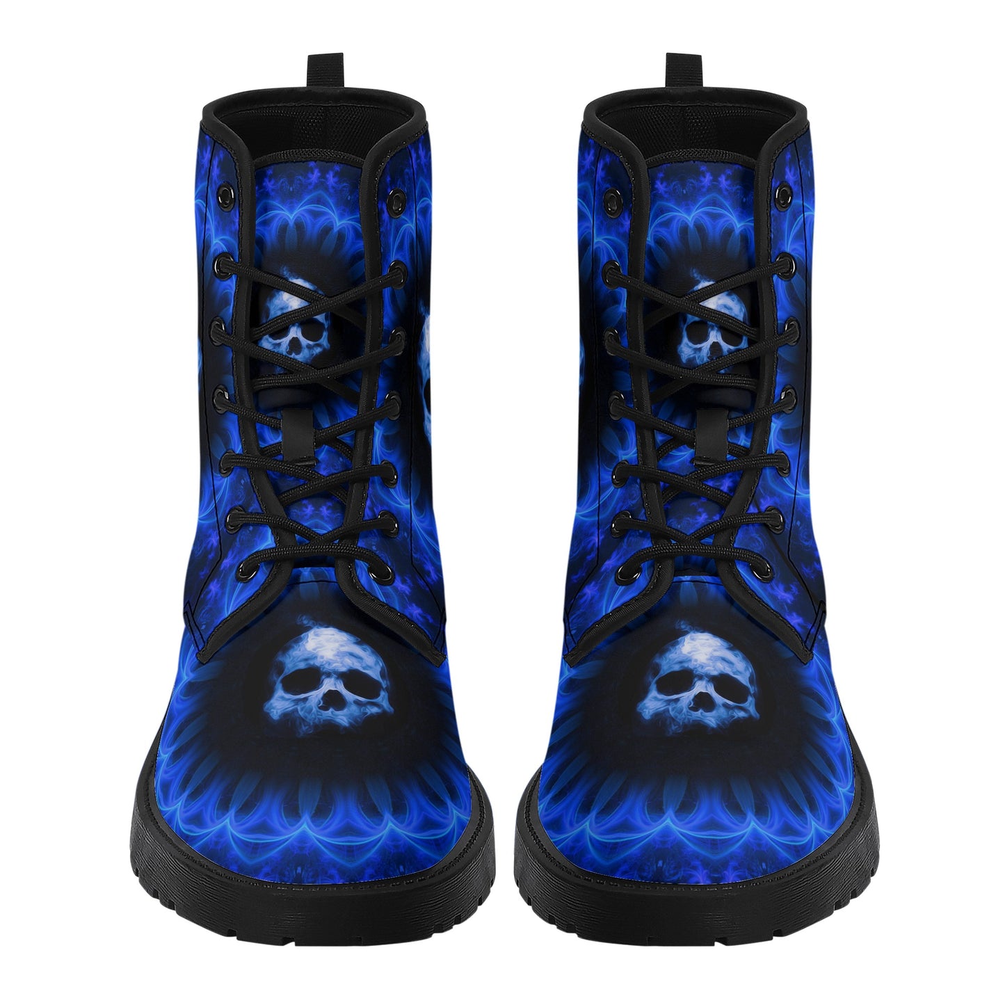 Skull boots, sugar skull boots, candy skull Halloween boots
