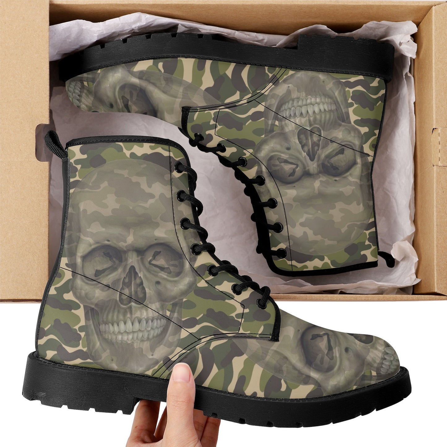 Skull boots, sugar skull boots, candy skull Halloween boots