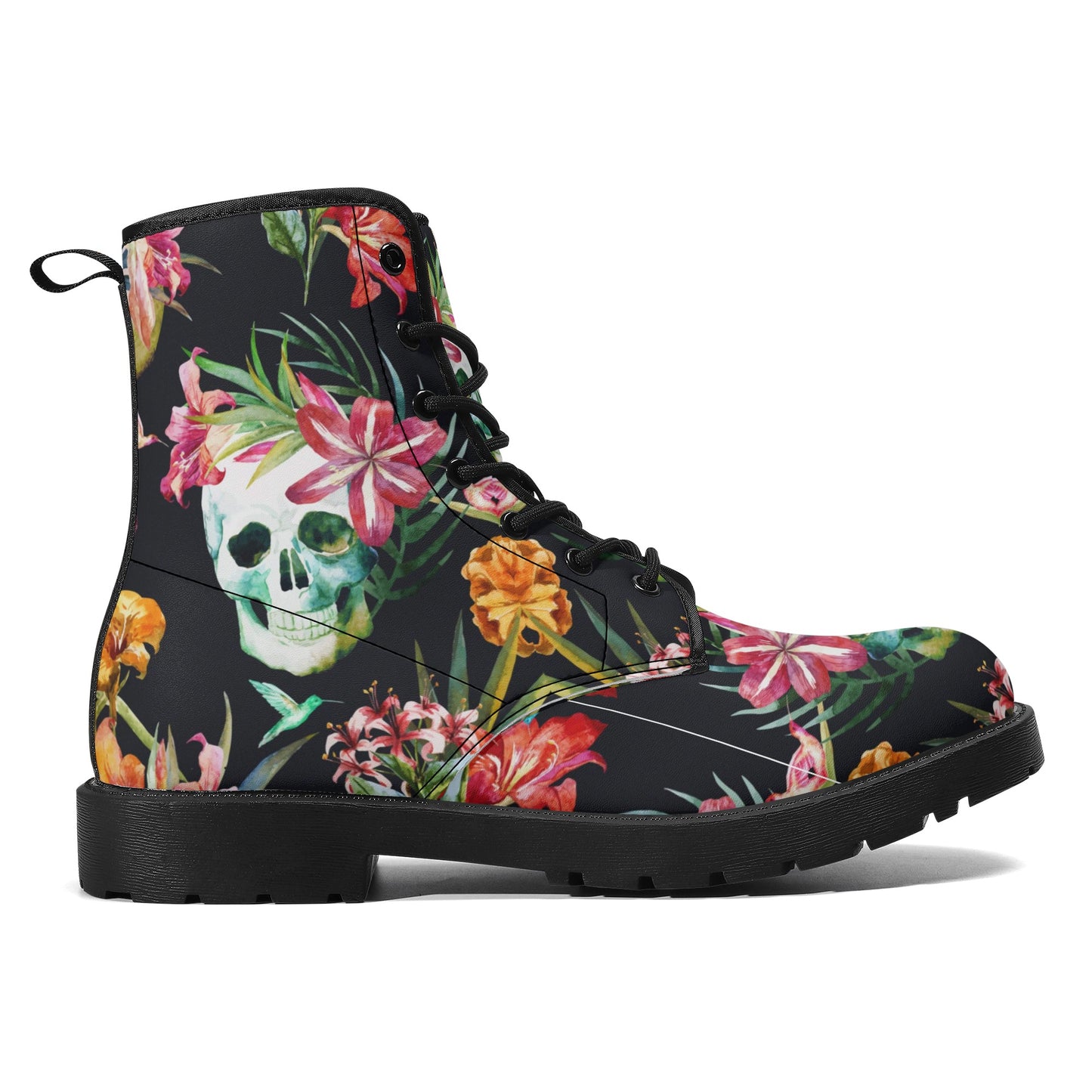 Skull boots, sugar skull boots, candy skull Halloween boots