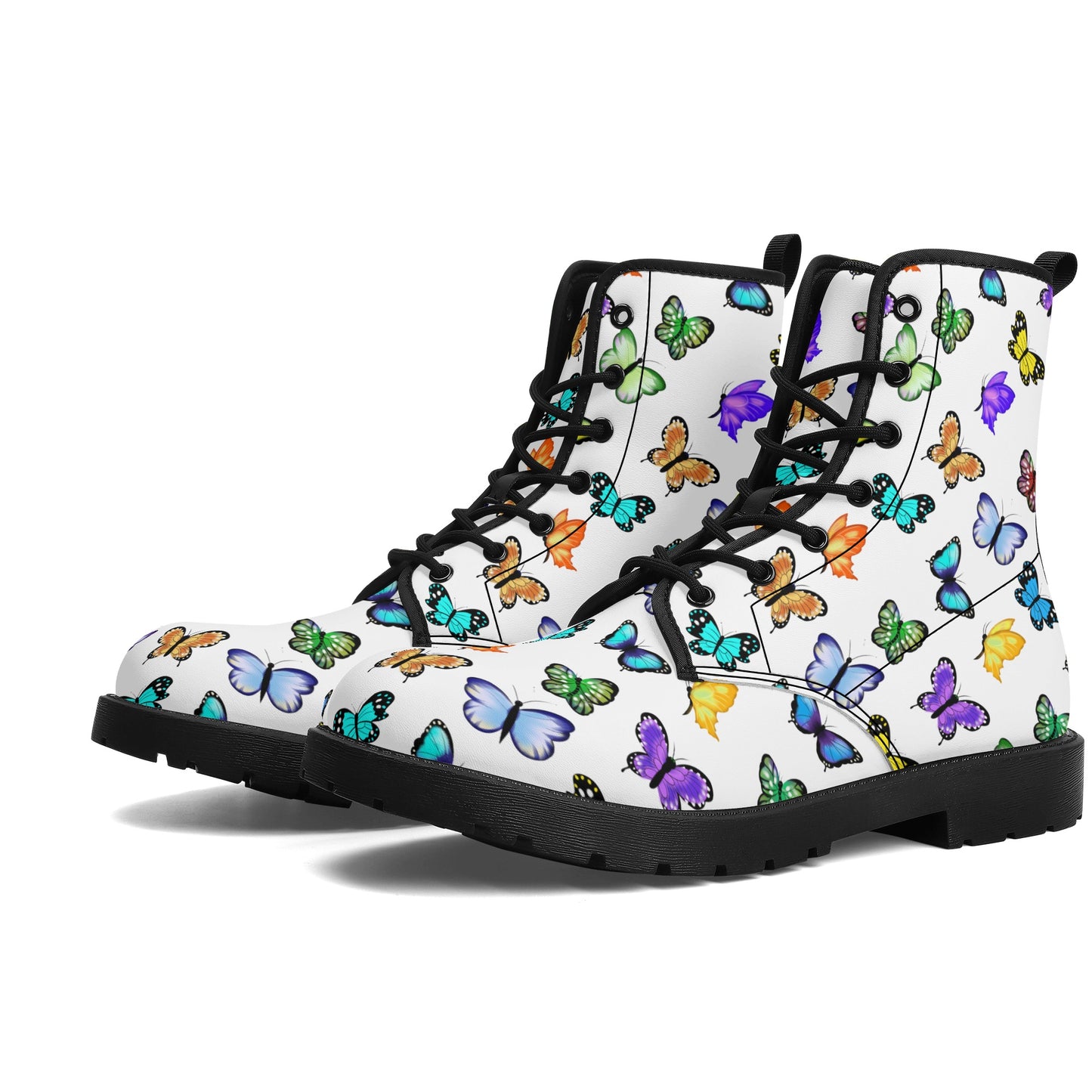 Skull Gothic Leather boots, Halloween boots, Candy Sugar skull boots