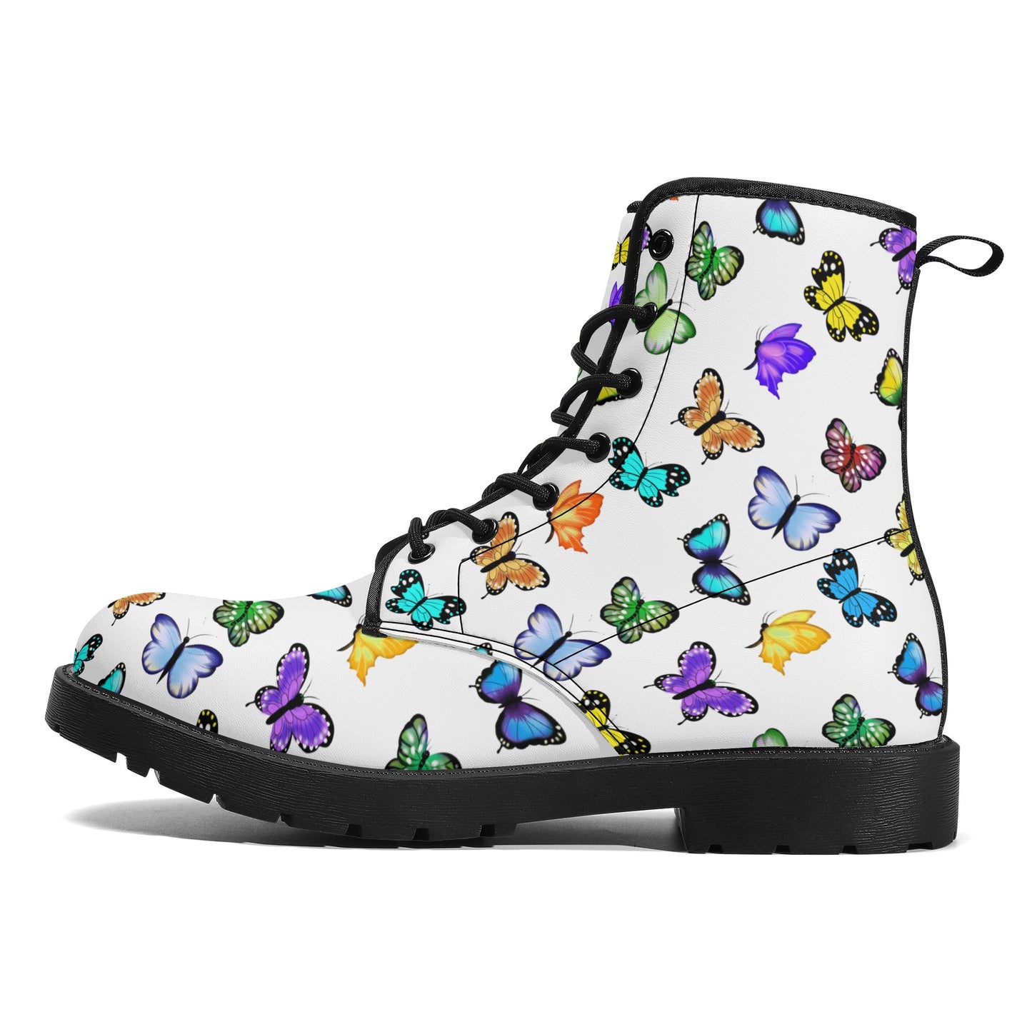 Skull Gothic Leather boots, Halloween boots, Candy Sugar skull boots