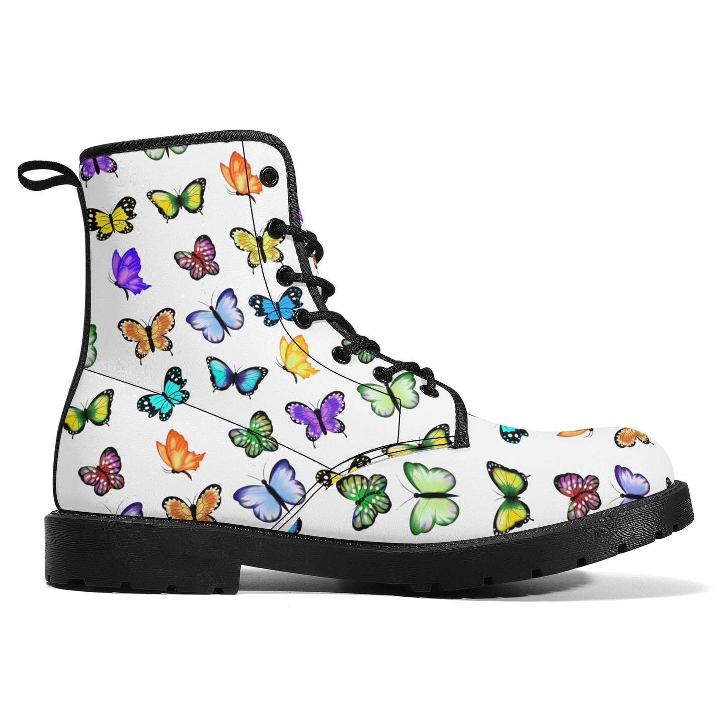 Skull Gothic Leather boots, Halloween boots, Candy Sugar skull boots