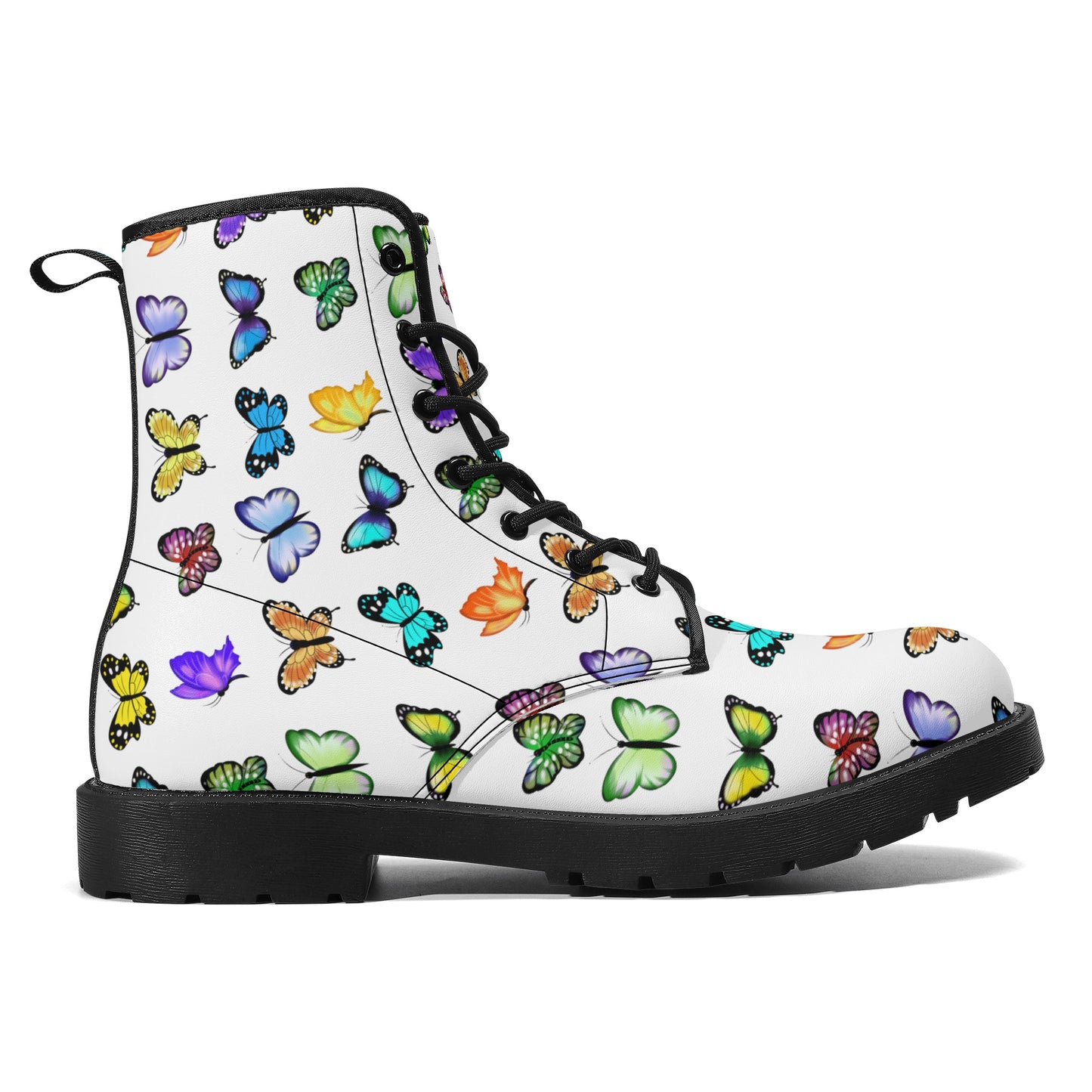Skull Gothic Leather boots, Halloween boots, Candy Sugar skull boots
