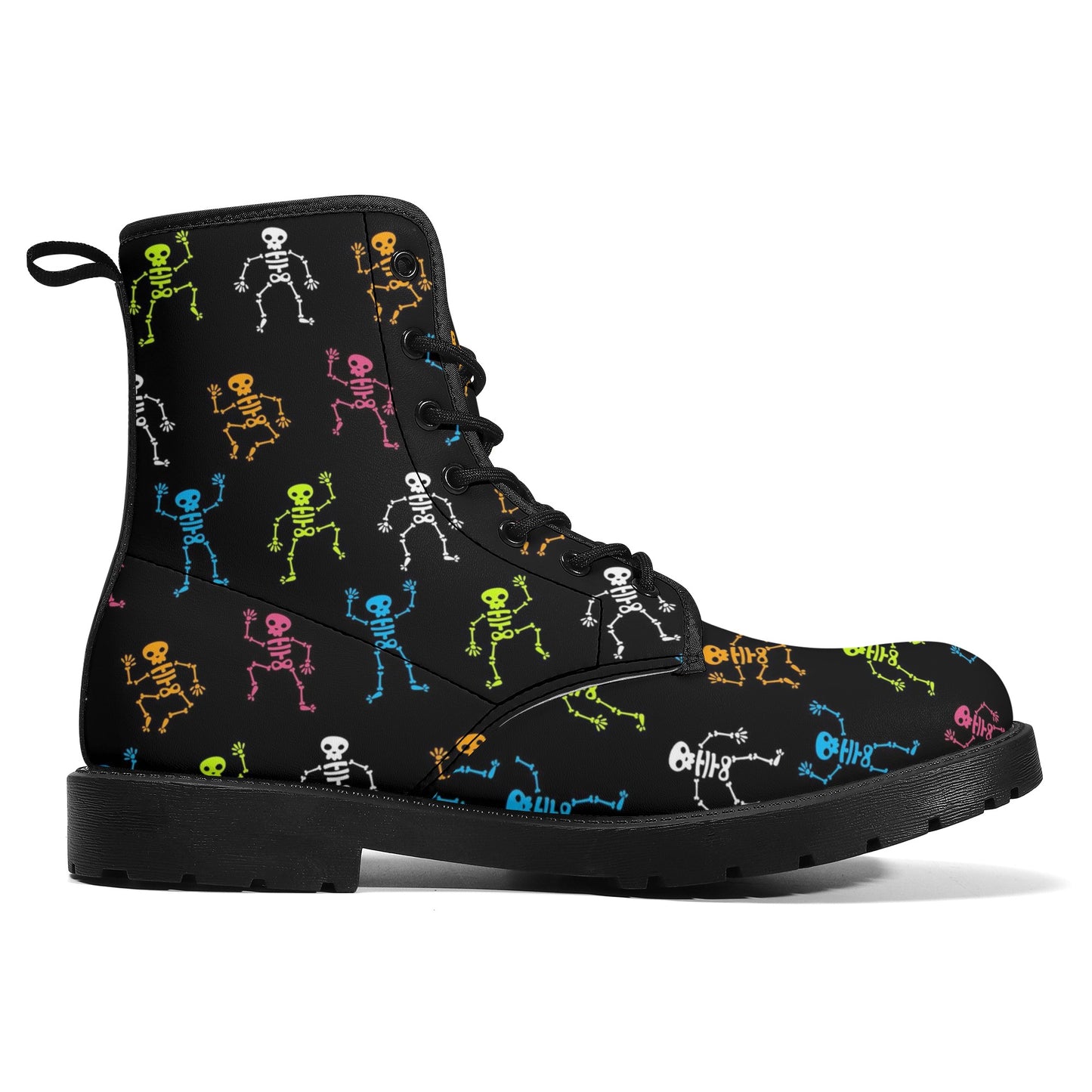 Skull boots, sugar skull boots, candy skull Halloween boots