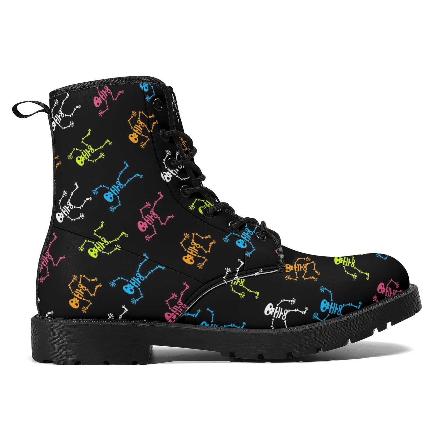 Skull boots, sugar skull boots, candy skull Halloween boots
