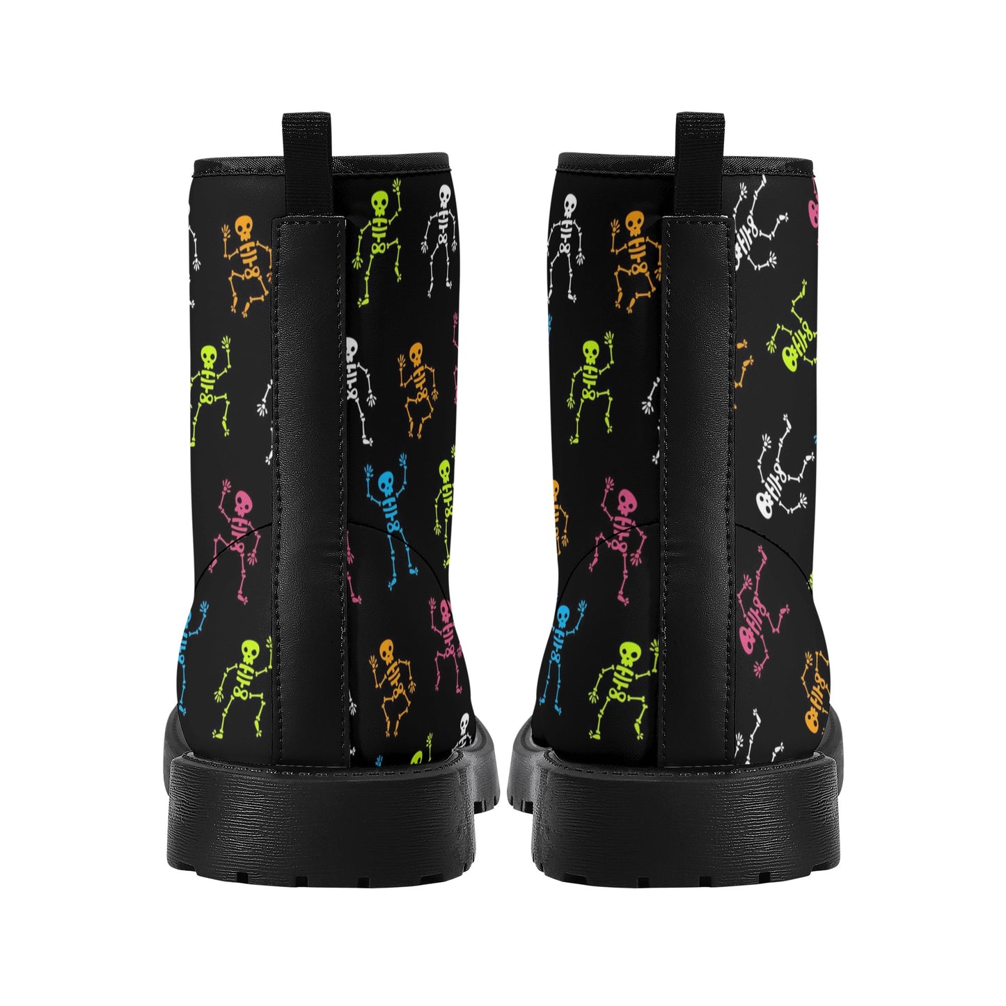 Skull boots, sugar skull boots, candy skull Halloween boots