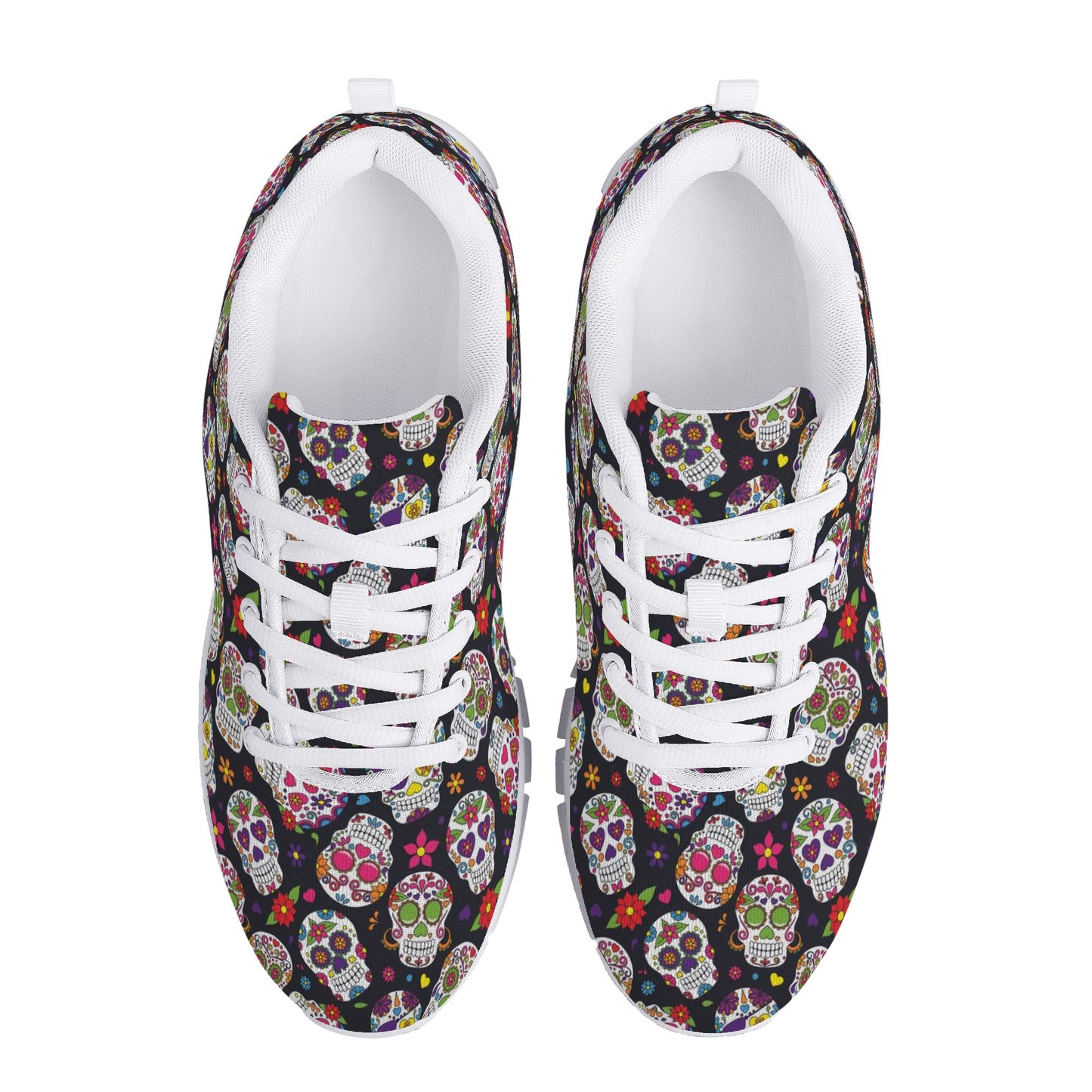 Sugar skull sneakers shoes, Candy skull sneakers