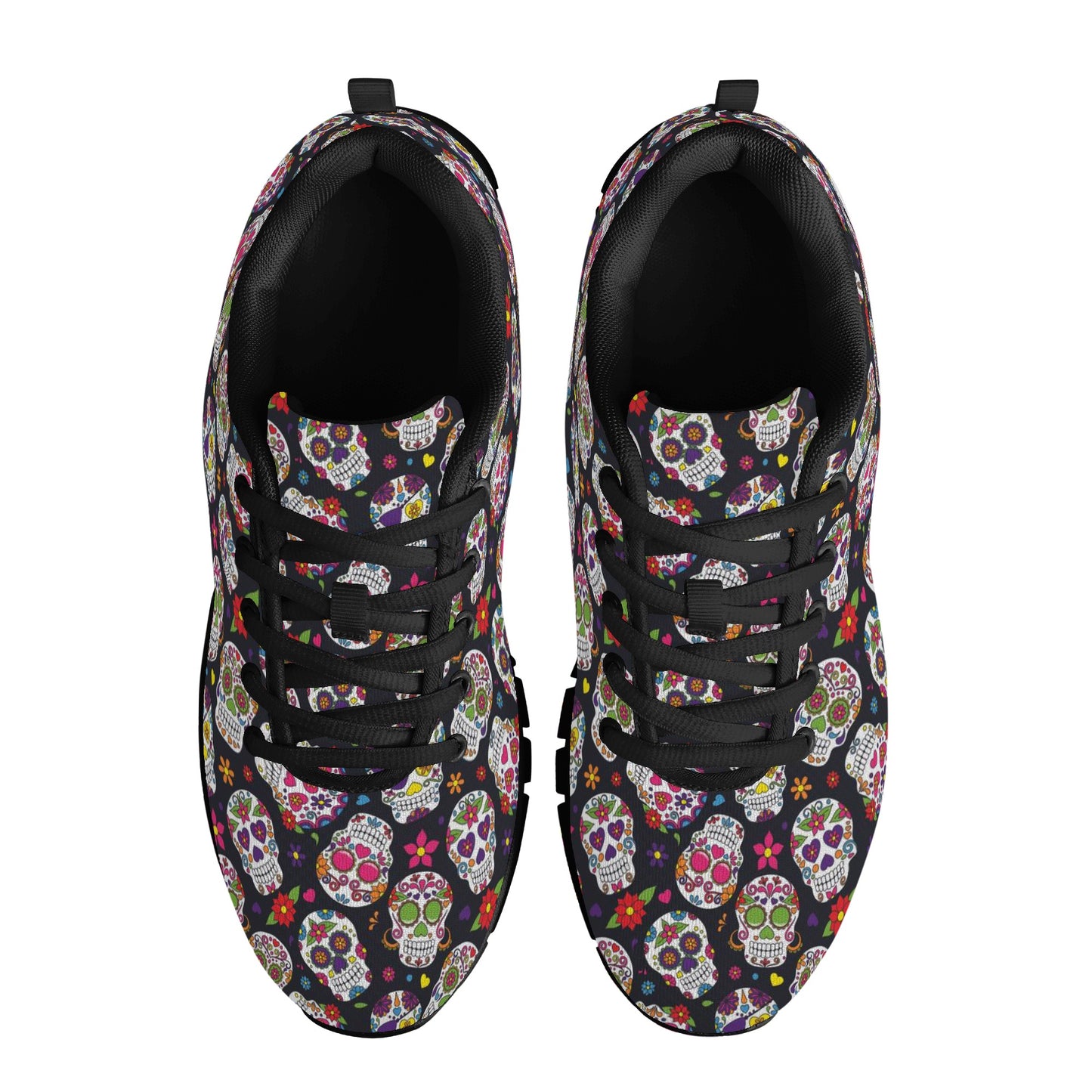 Sugar skull sneakers shoes, Candy skull sneakers