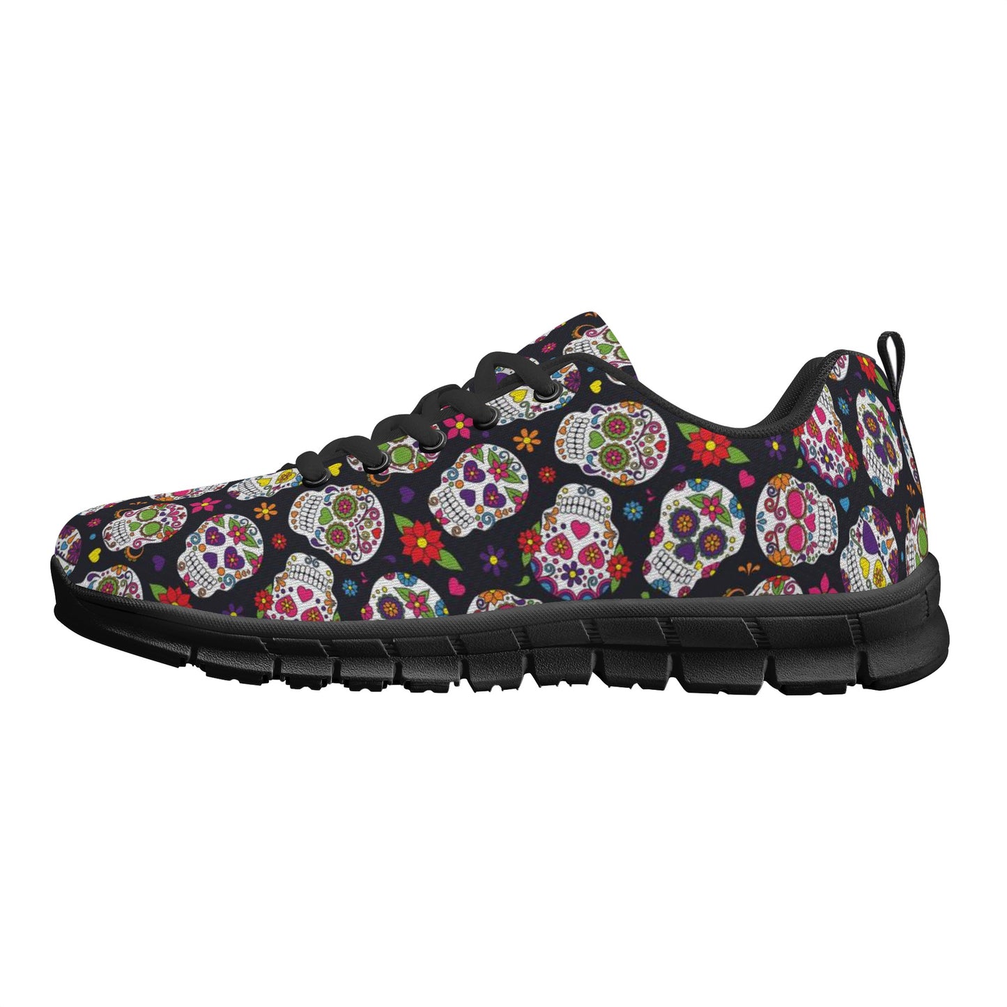 Sugar skull sneakers shoes, Candy skull sneakers