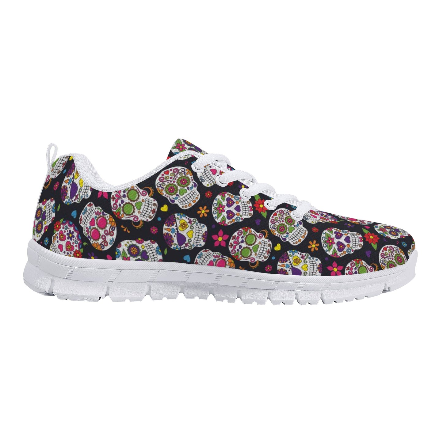 Sugar skull sneakers shoes, Candy skull sneakers