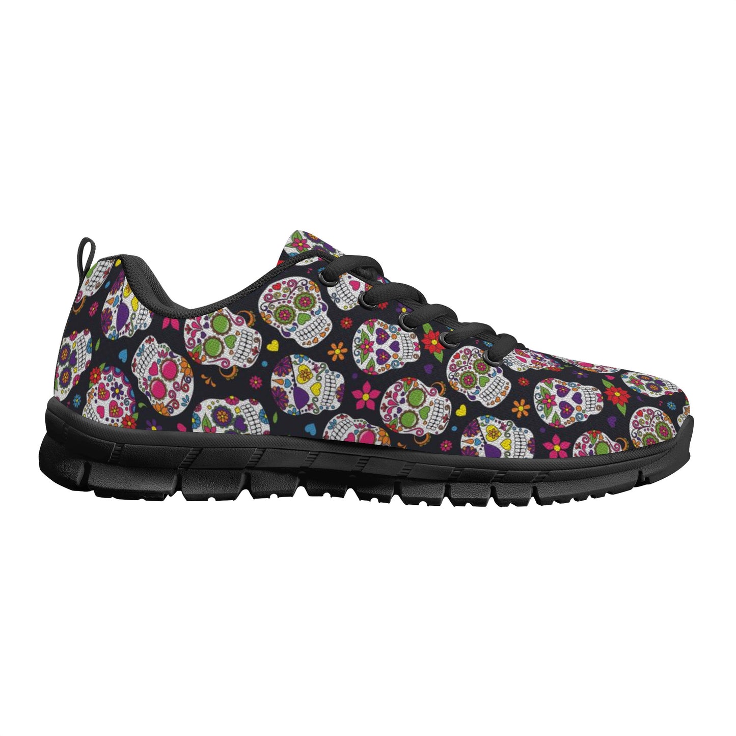 Sugar skull sneakers shoes, Candy skull sneakers