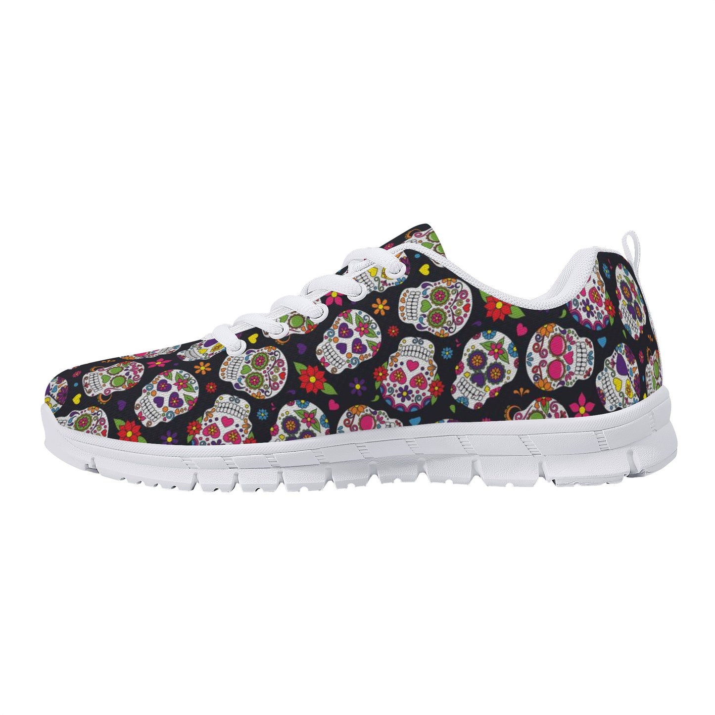 Sugar skull sneakers shoes, Candy skull sneakers