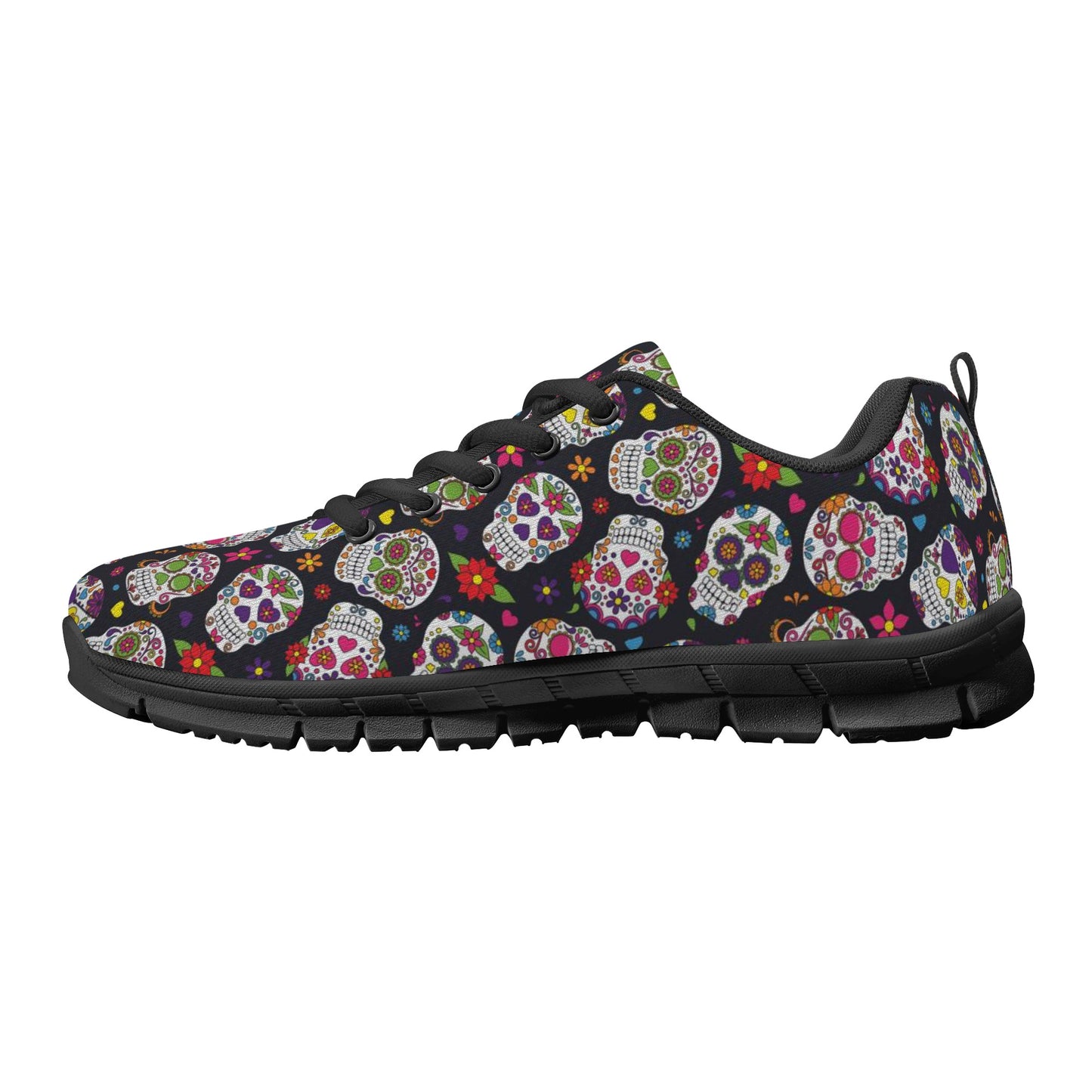 Sugar skull sneakers shoes, Candy skull sneakers