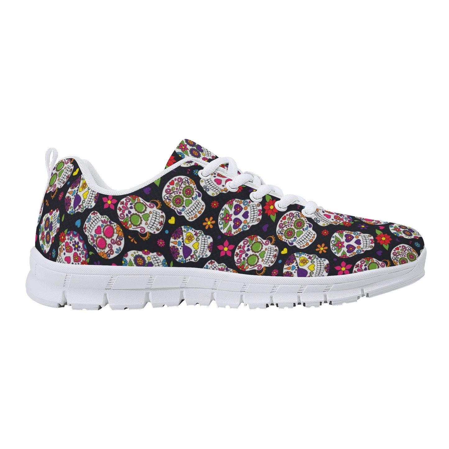 Sugar skull sneakers shoes, Candy skull sneakers