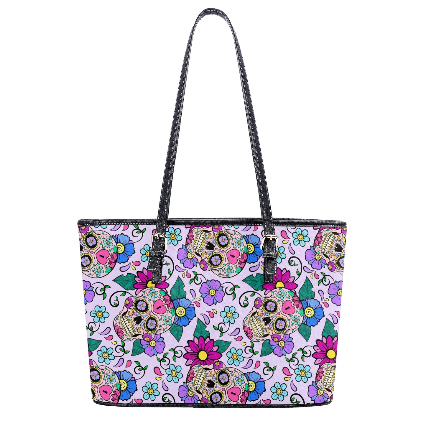 Calaveras skull tote bag, calaveras skull purse, day of the dead purse, dia de los muertos skull cosmetic wallet, candy skull shoulder bag,