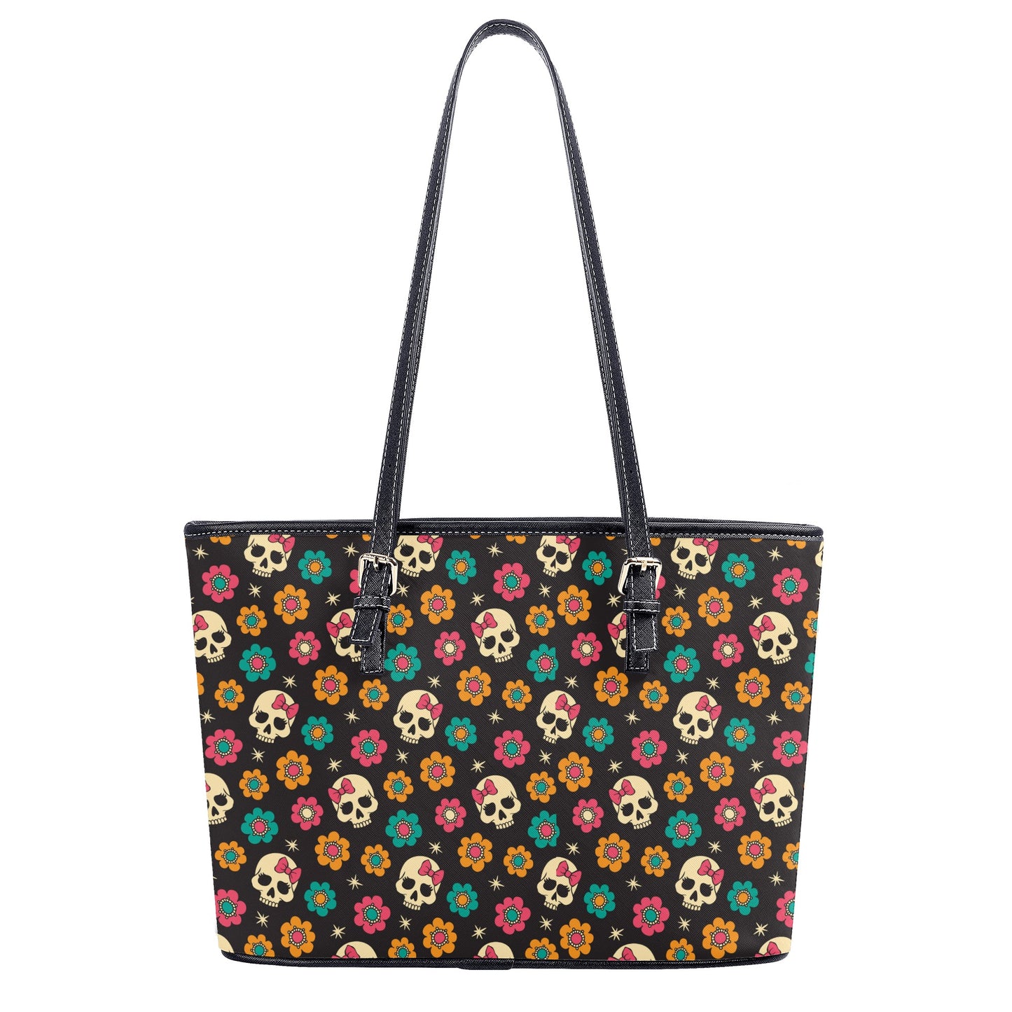 Cinco de mayo skull bag with shoulder strap, sugar skull girl cosmetic wallet, dia de los muertos skull shoulder bag, dia de los muertos sku