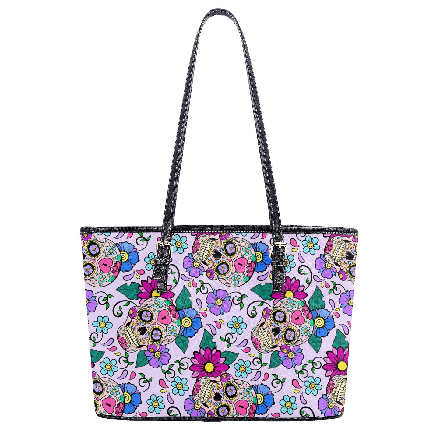 Calaveras skull tote bag, calaveras skull purse, day of the dead purse, dia de los muertos skull cosmetic wallet, candy skull shoulder bag,