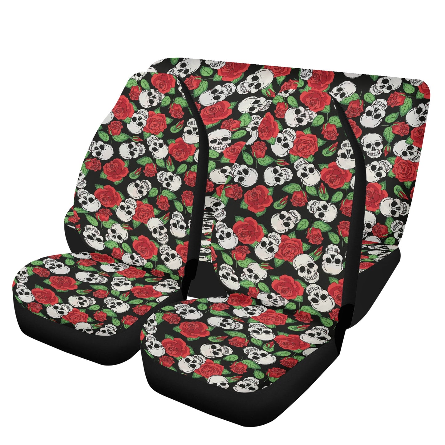 Candy skull rug for car, candy skull cover cushion accessories for Cars, cinco de mayo skull car accessories, calaveras skull car floor mat,
