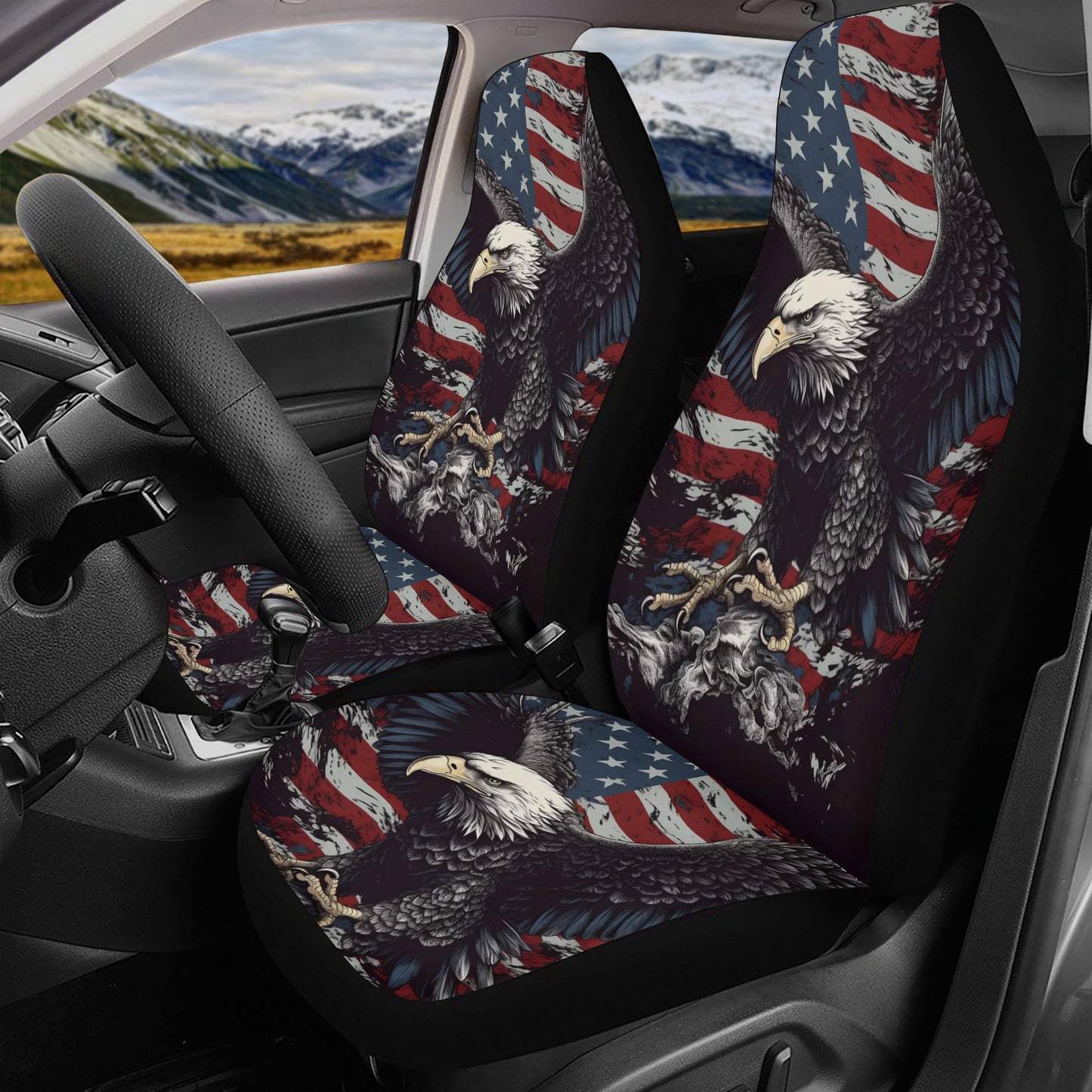 Gothic skull seat cover for truck, gothic skull car seat cushion cover, gothic skull car accessories, flower skull car seat cover full set,