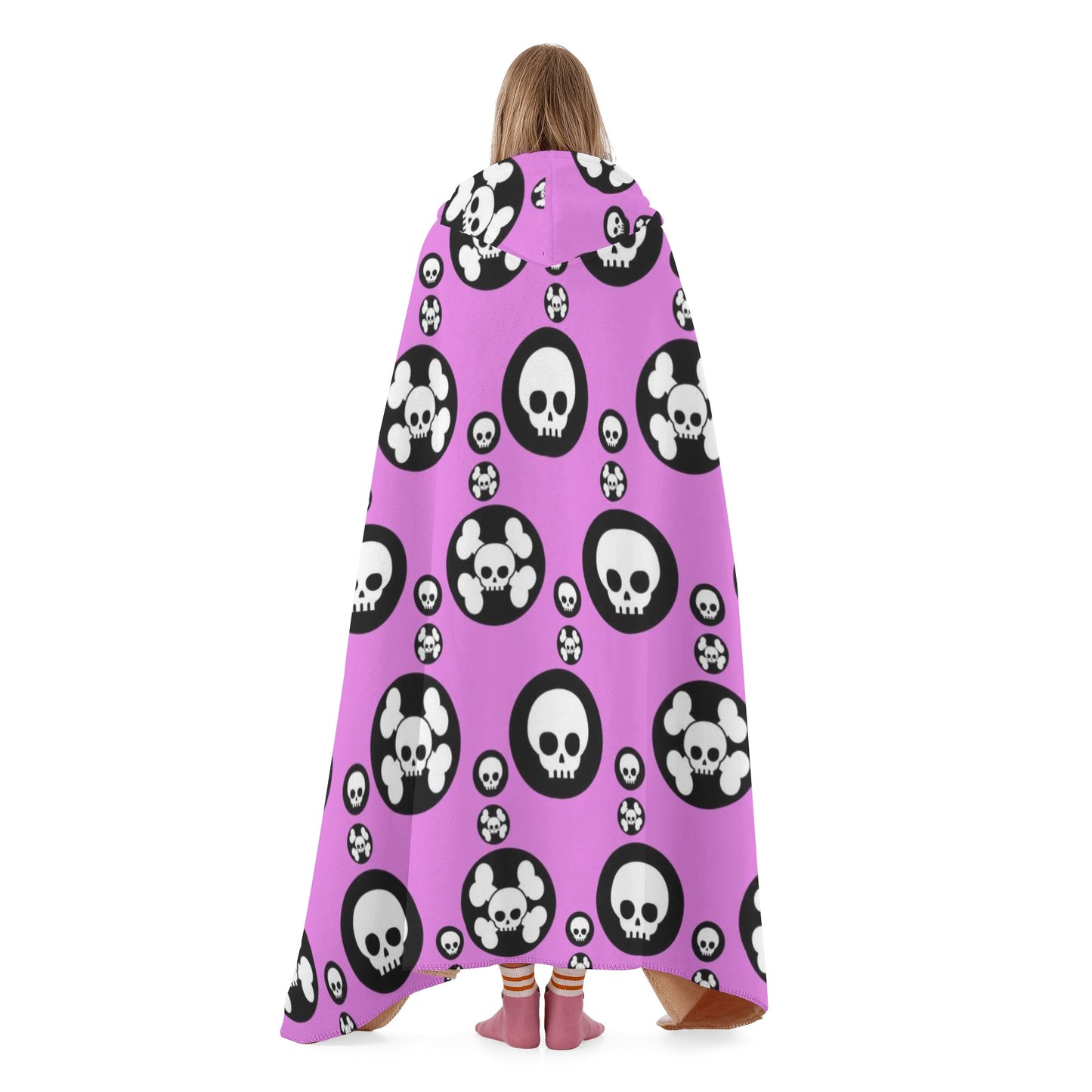 Flame skull hooded blanket adult, skull in fire blanket hooded, grim reaper hooded fleece blanket, flower skull warm blanket, floral skull c