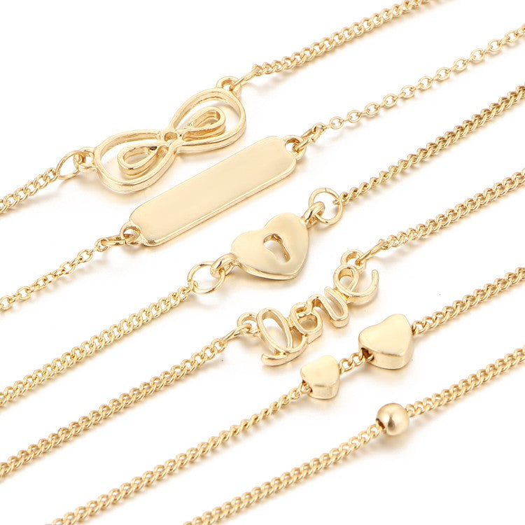 Crystal Sequins Anklet Set For Women Beach Foot jewelry Vintage Statement Anklets Boho Style Party Summer Jewelry 3Pcs/lot