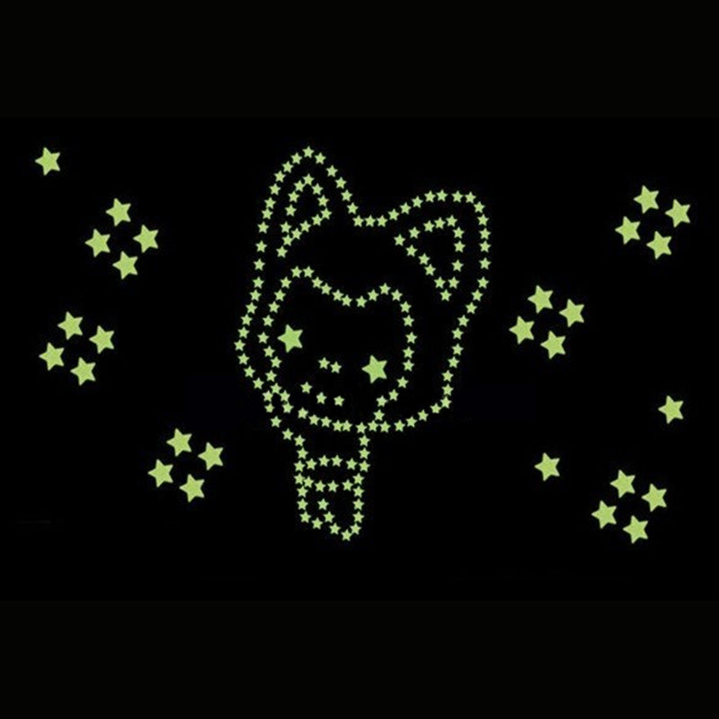 180 Pcs Stars Glow in the Dark Luminous Fluorescent Plastic Cute Wall Decoration for Kid Home for Wedding birthday Gift