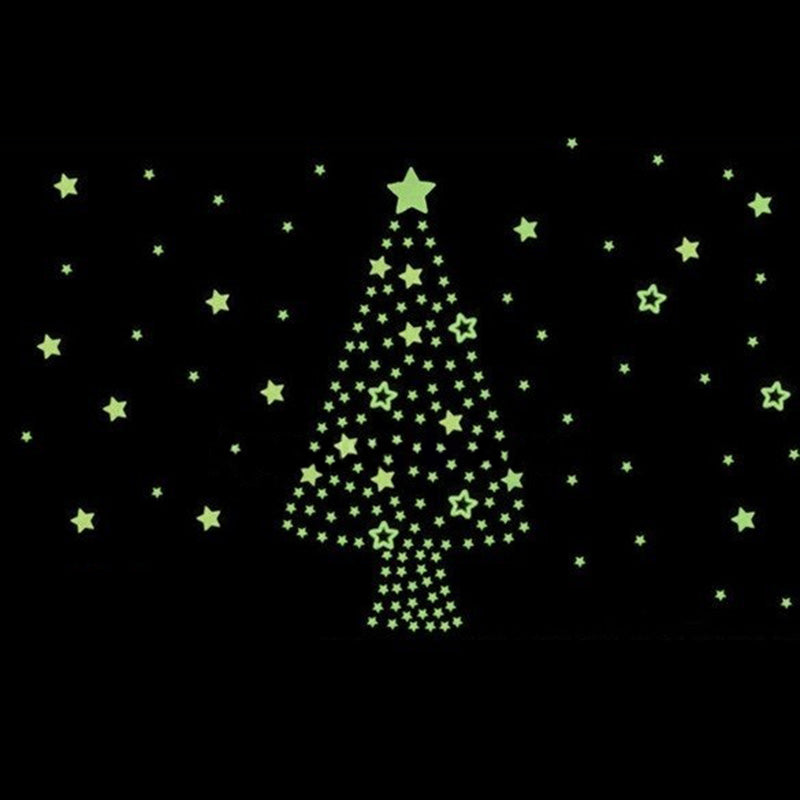 180 Pcs Stars Glow in the Dark Luminous Fluorescent Plastic Cute Wall Decoration for Kid Home for Wedding birthday Gift