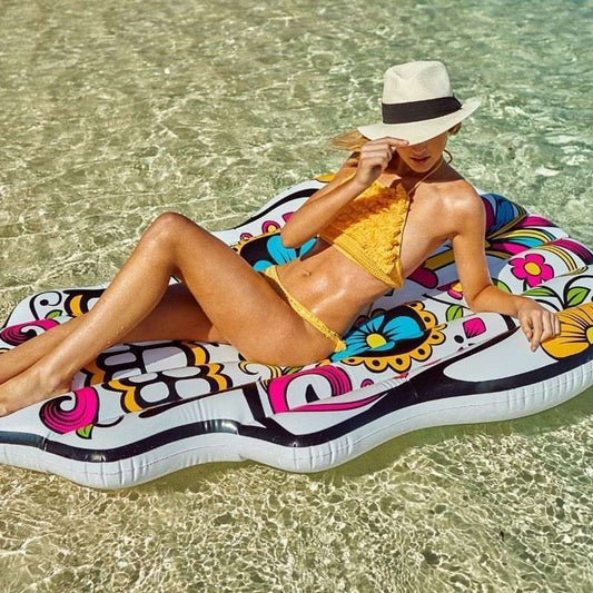 183cm Giant Skull Lie-on Pool Float Cranium