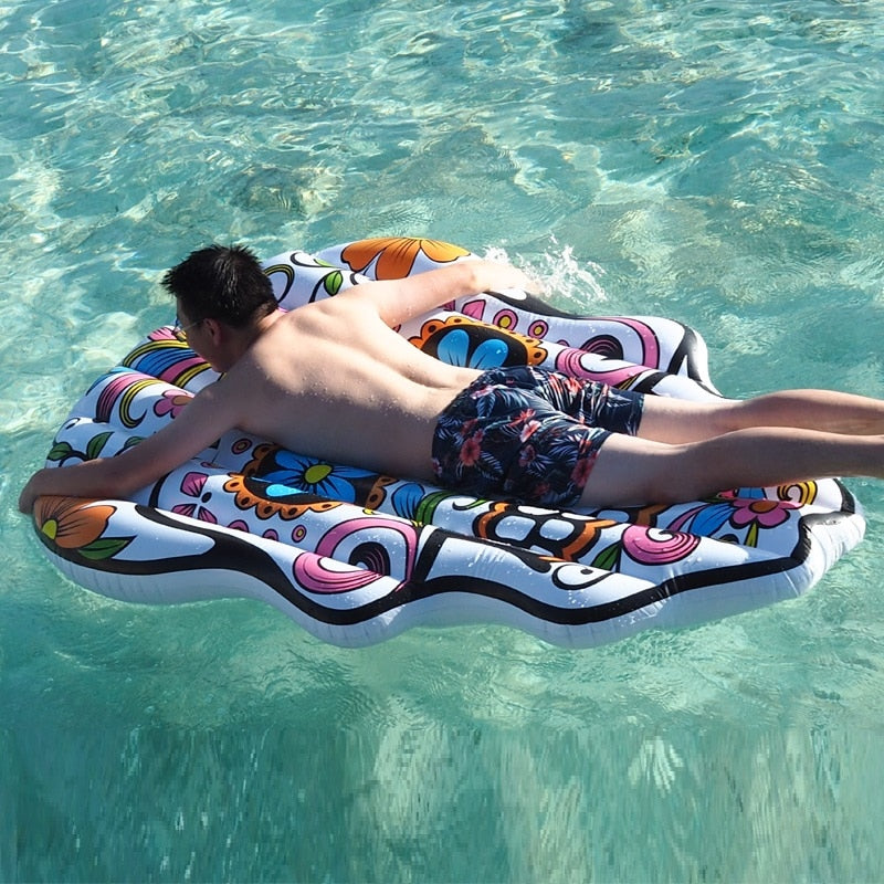183cm Giant Skull Lie-on Pool Float Cranium