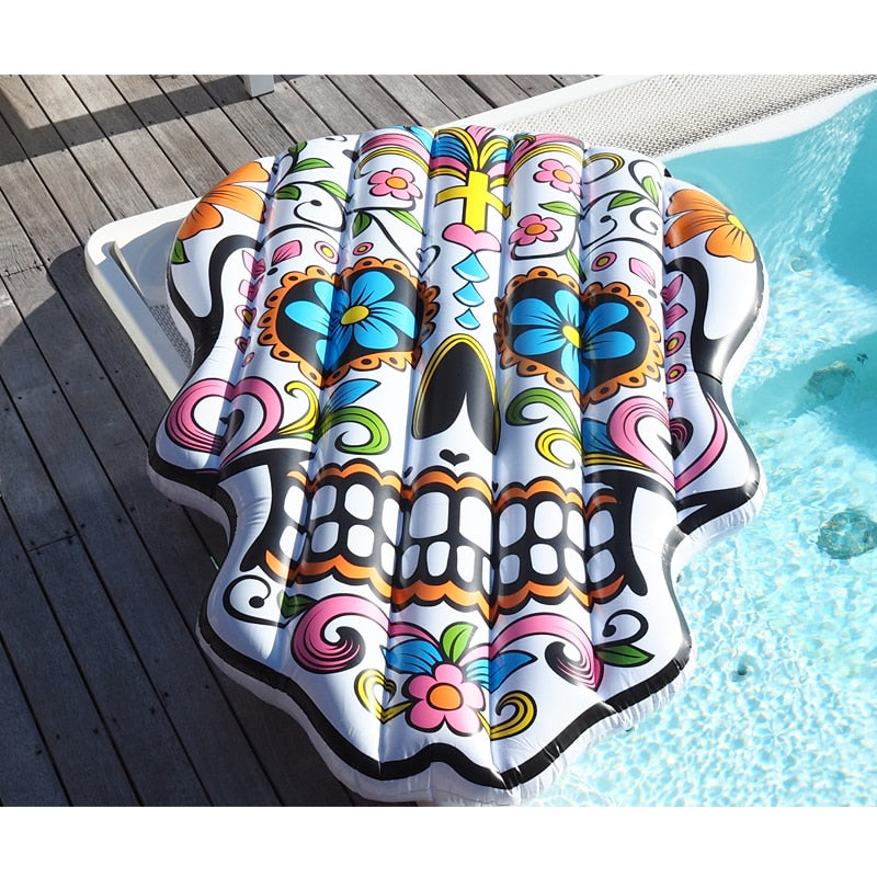 183cm Giant Skull Lie-on Pool Float Cranium