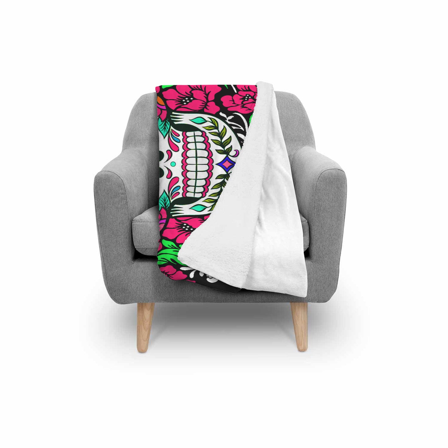 Sugar skull blanket