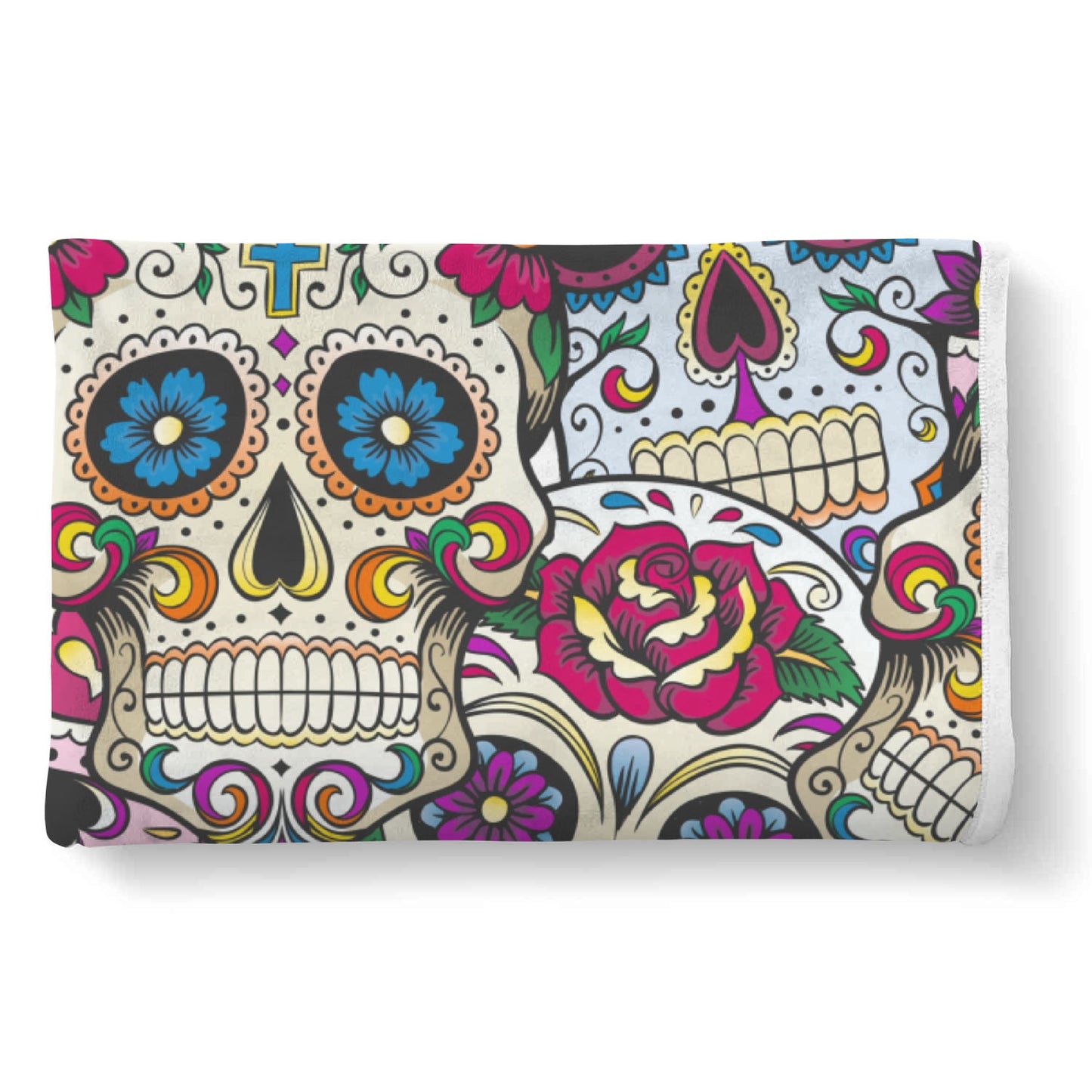 Sugar skull Day of the dead blanket