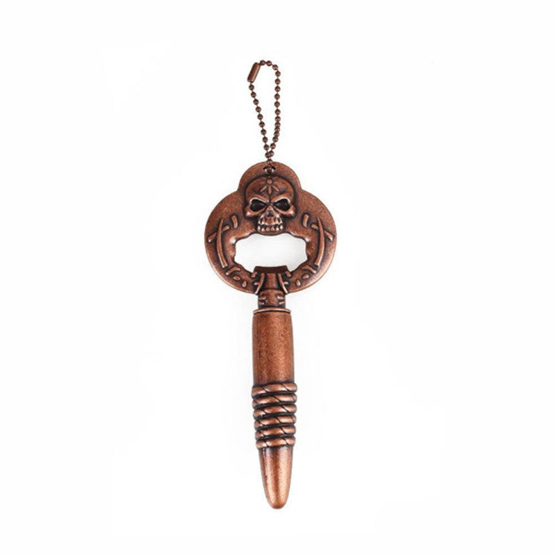 1Pcs Bottle Gift Skull Multifunctional Opener Bronze Kitchen Beer Bar
