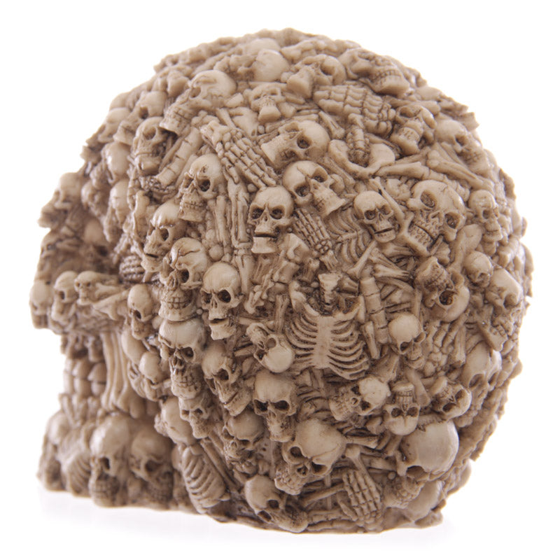 1Piece Homosapiens Skull Statue Figurine Human Shaped Skeleton Head