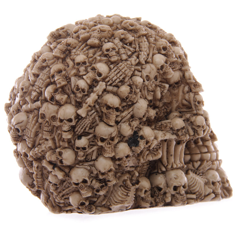 1Piece Homosapiens Skull Statue Figurine Human Shaped Skeleton Head
