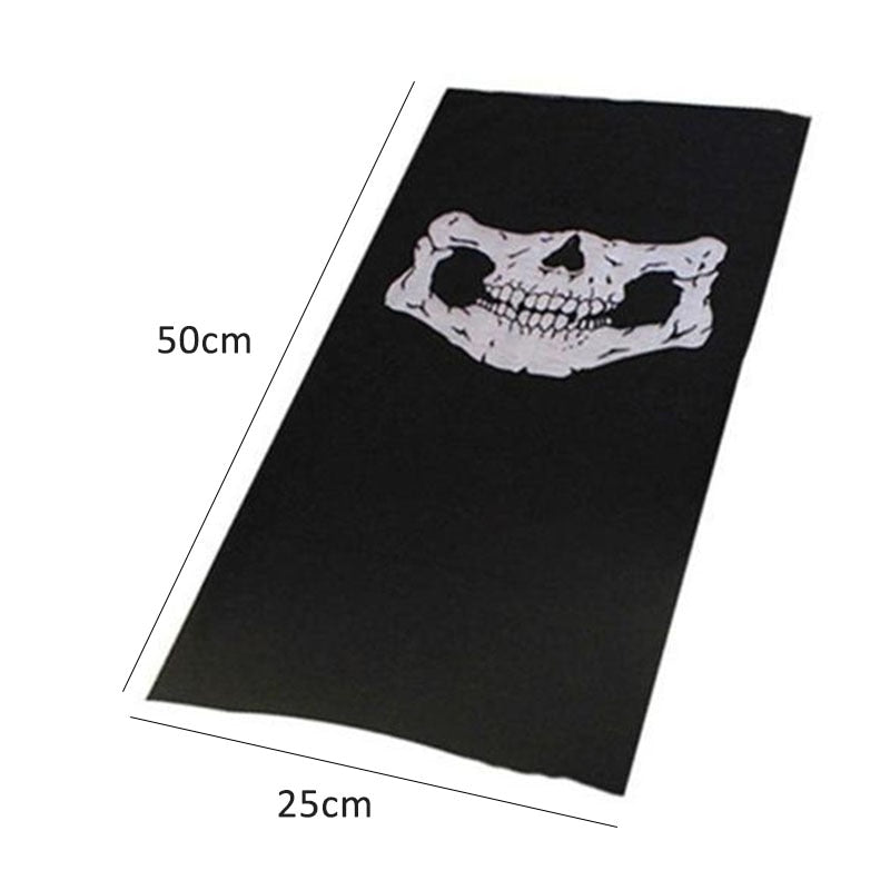 1pcs Outdoor Face Mask Skull Pattern Headband Magic Scarf