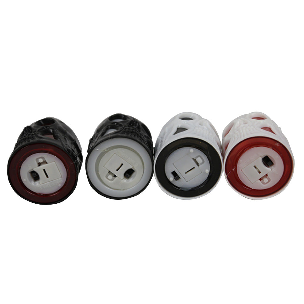 1pcs Skull Candle LED Night Light Halloween Party Decorative Creative Night Light Home Supplies Candle Lamp for Haunted House