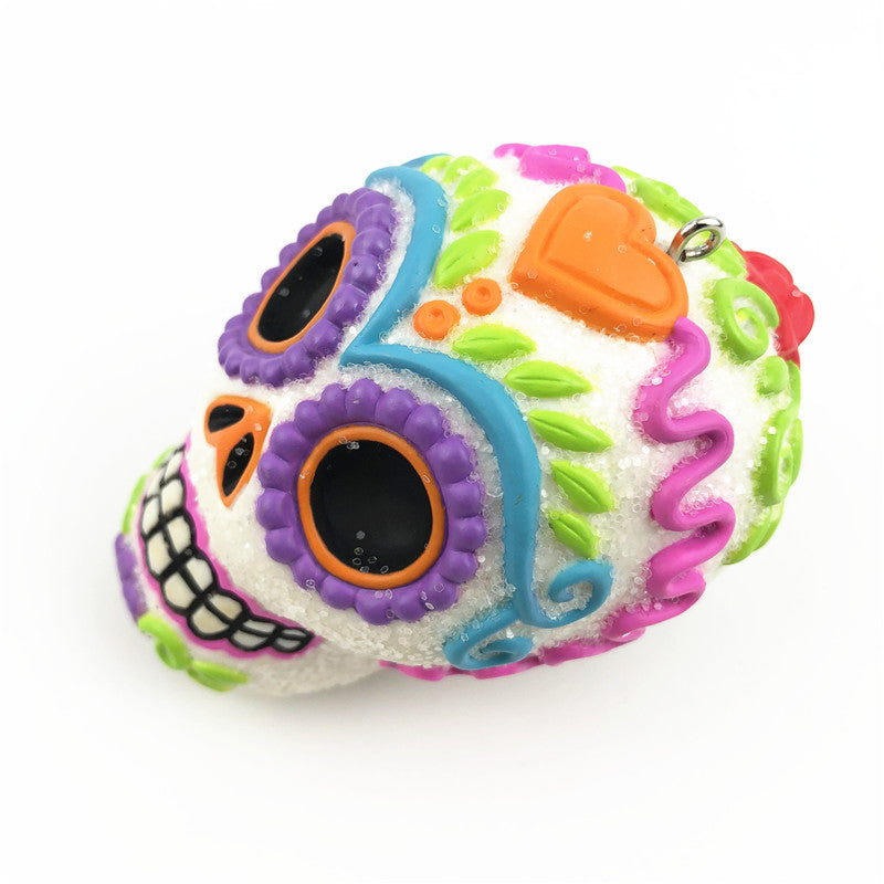 1piece sweet skull halloween ornament figure toys christmas tree ornament toys