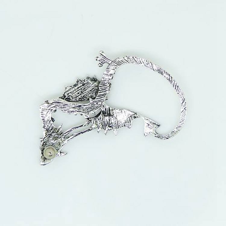 1psc Fashion Punk Gothic Dragon Ear Cuff Earrings for Women Animal Ear Wrap Cuff Earrings Stud Ear 3 Colors