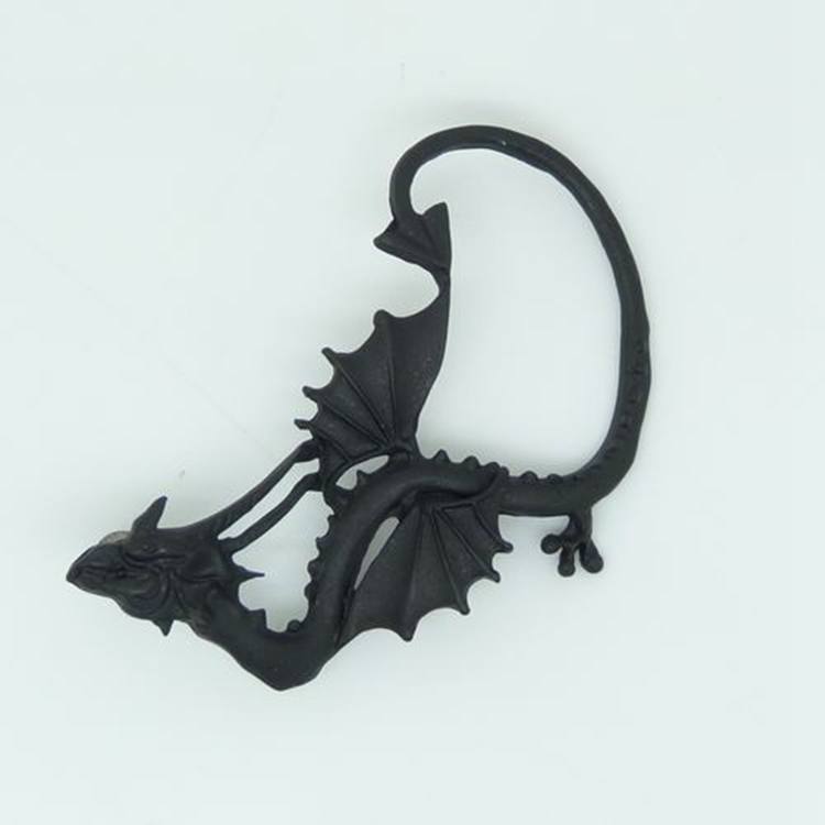 1psc Fashion Punk Gothic Dragon Ear Cuff Earrings for Women Animal Ear Wrap Cuff Earrings Stud Ear 3 Colors