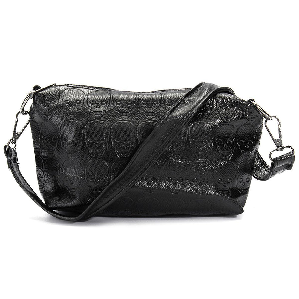 2 x Fashion Skull Women Handbag Shoulder Bag Tote Purse Leather Crossbody Bag
