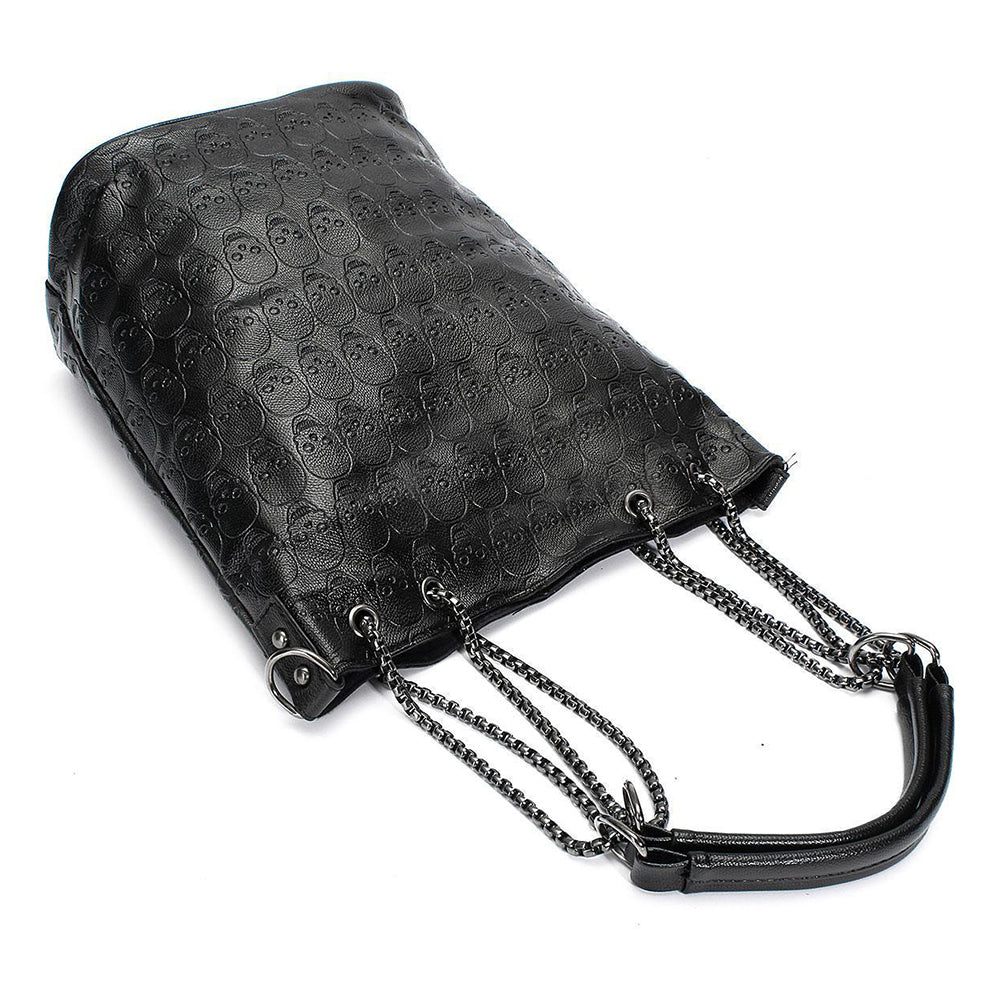 2 x Fashion Skull Women Handbag Shoulder Bag Tote Purse Leather Crossbody Bag