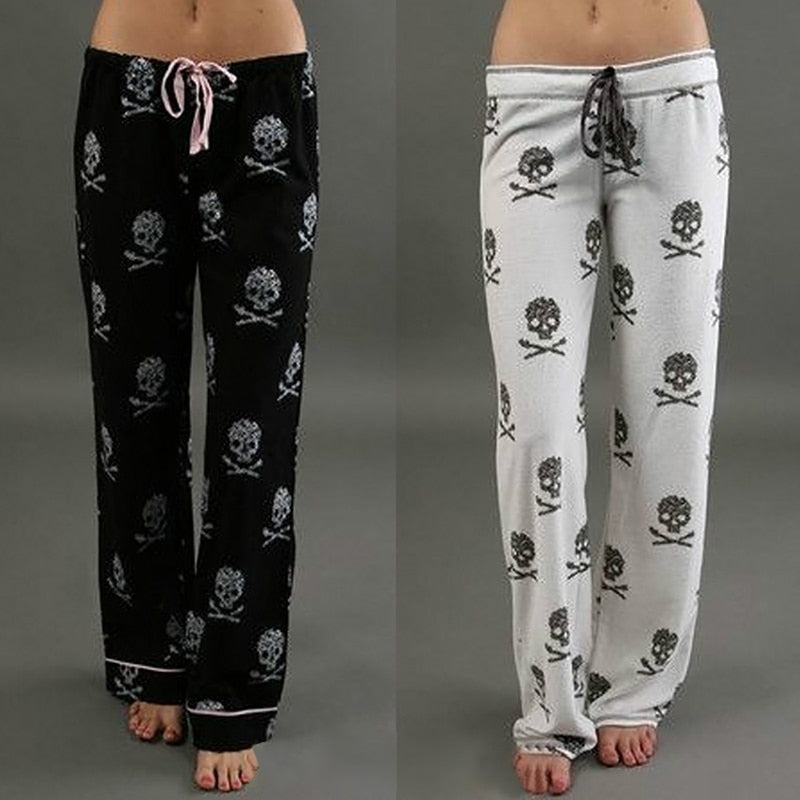 Women Pants Casual Low Waist Flare Wide Leg Long Pants