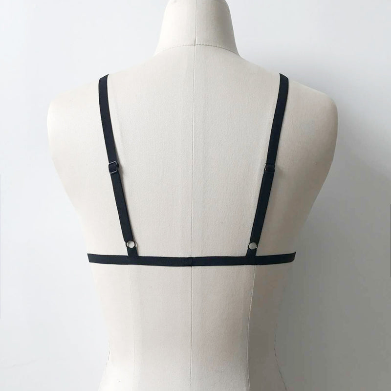 Sexy Pastel bust Harness Bra ladies harness Lingerie Cosplay Bondage chest belt Dresses Harness Cage Bra Elastic strap top