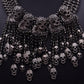 Exaggerated Necklace Skeleton Head Short Chain Female Retro Fashion