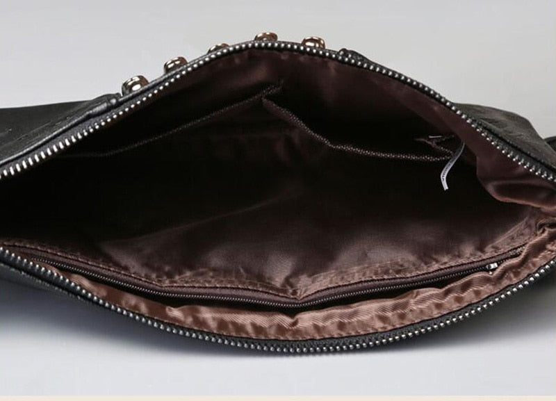 Handbag Skull Printed Casual Clutch Envelope Shoulder Bag