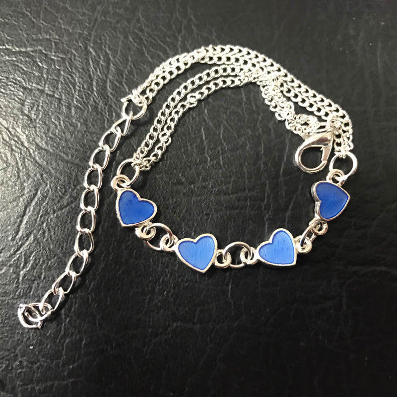 New Fluorescent Luminous Flower Star Heart Charm Bracelets For Women Lover Bangles Party Fashion Glow In Dark Jewelry Gift