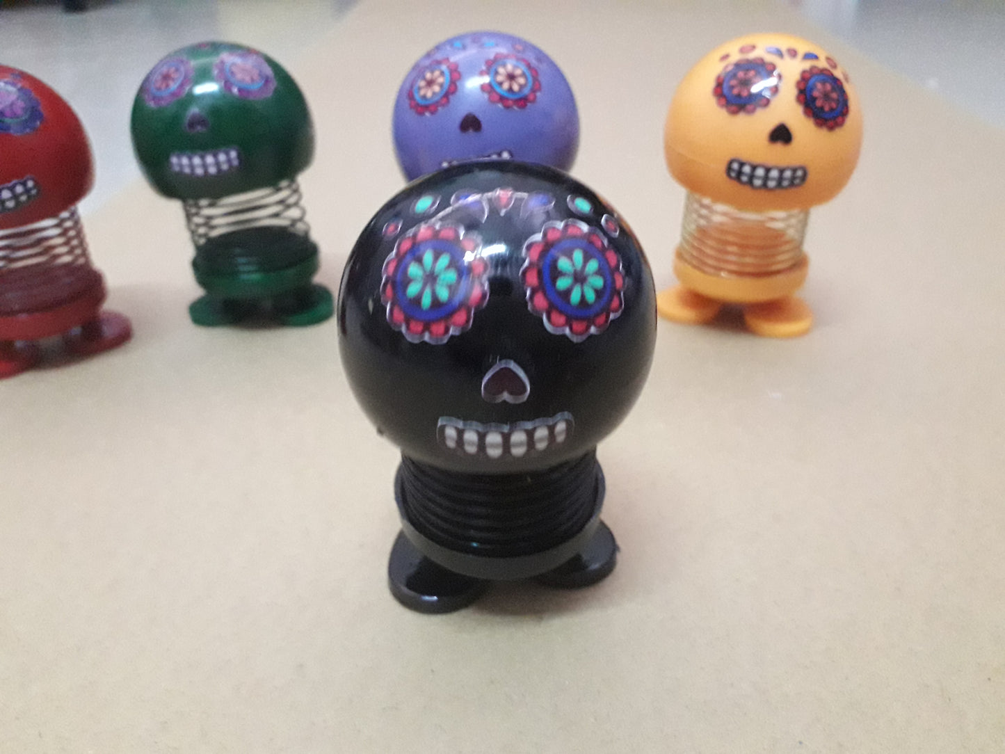 Set of 6 Cute Sugar Skull "Dancers"